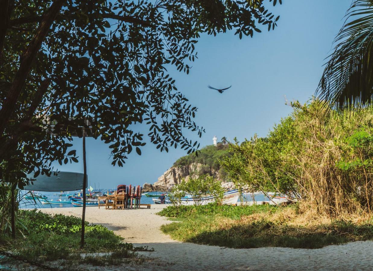 Nomad Beach House Hotel Puerto Escondido  Eksteriør billede