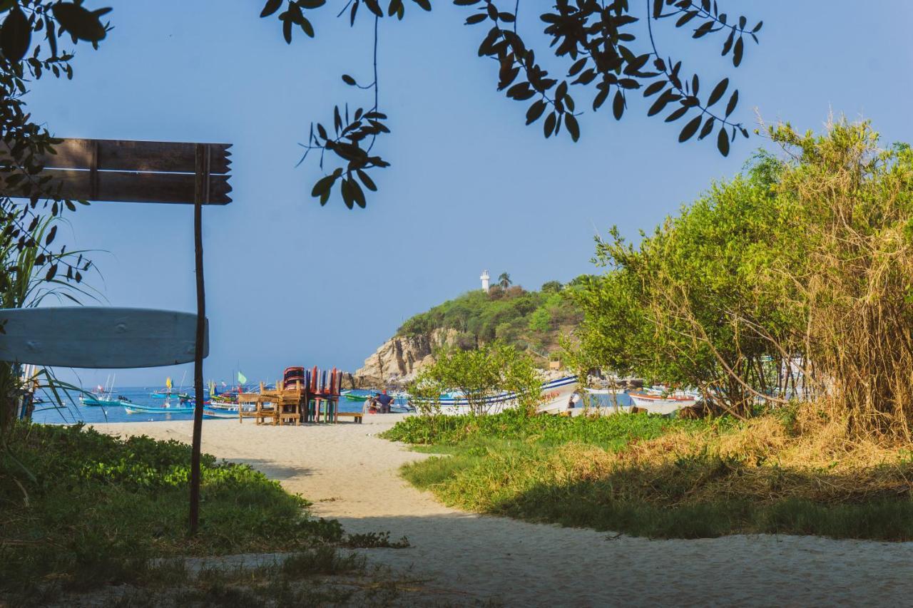 Nomad Beach House Hotel Puerto Escondido  Eksteriør billede